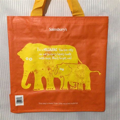 sainsbury's reusable shopping bag